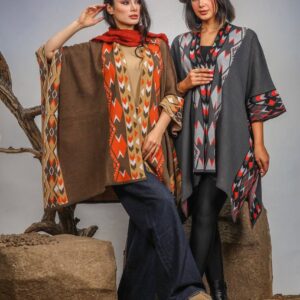 پانچو زمستانی زنانه مدل الایزا