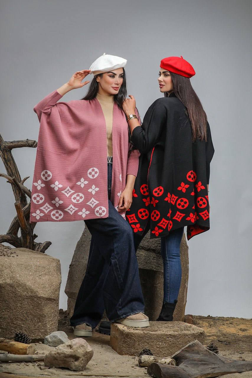 پانچو زمستانی زنانه مدل الایزا