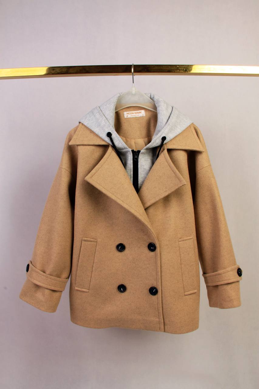 کت اسپرت زمستانی دخترانه مدل تیانا