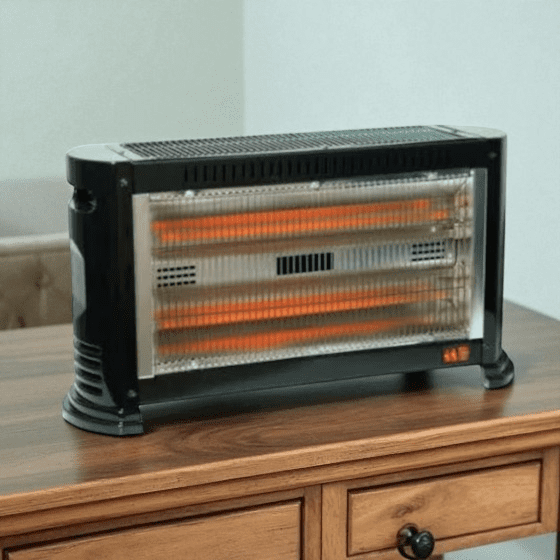 بخاری برقی 5 شعله فن دار بزرگ سانلوکس