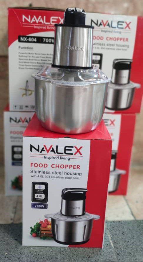 خردکن تک کاسه استیل ناوالکس مدل NX-604