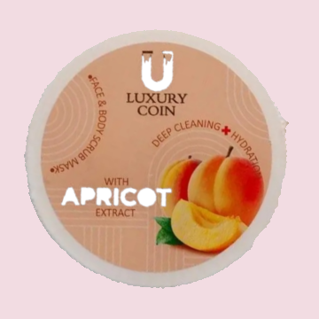 ماسک اسکراب صورت و بدن زردآلو لاکچری کوین