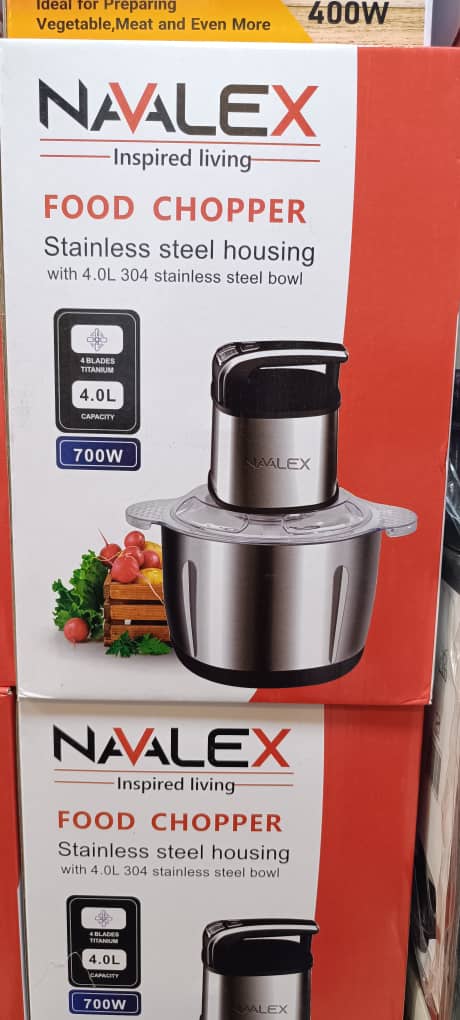 خردکن تک کاسه استیل ناوالکس مدل NX-604