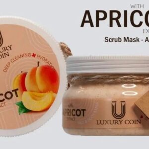 ماسک اسکراب صورت و بدن زردآلو لاکچری کوین