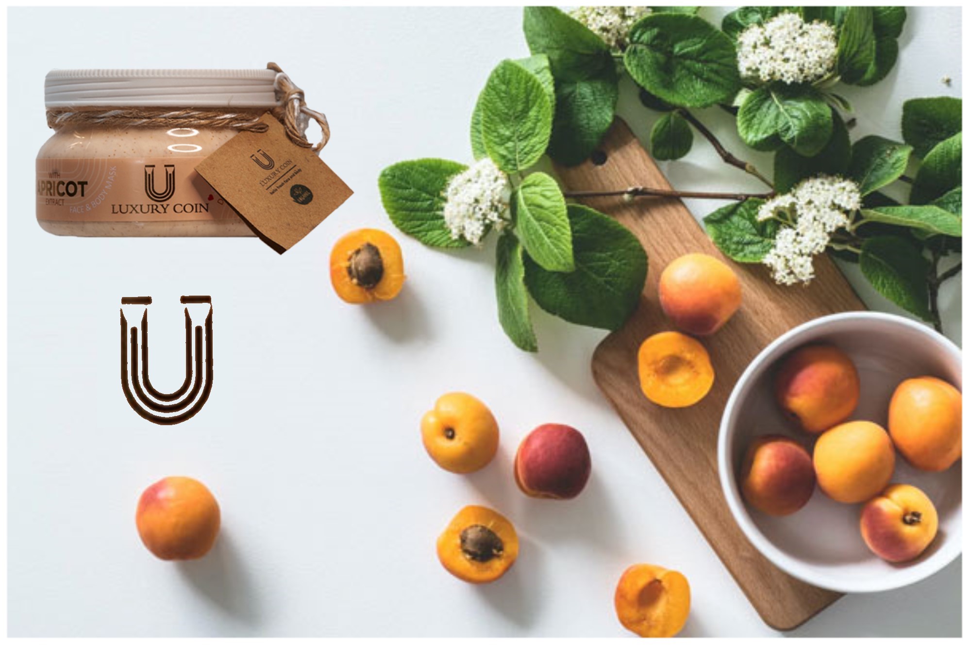 ماسک اسکراب صورت و بدن زردآلو لاکچری کوین