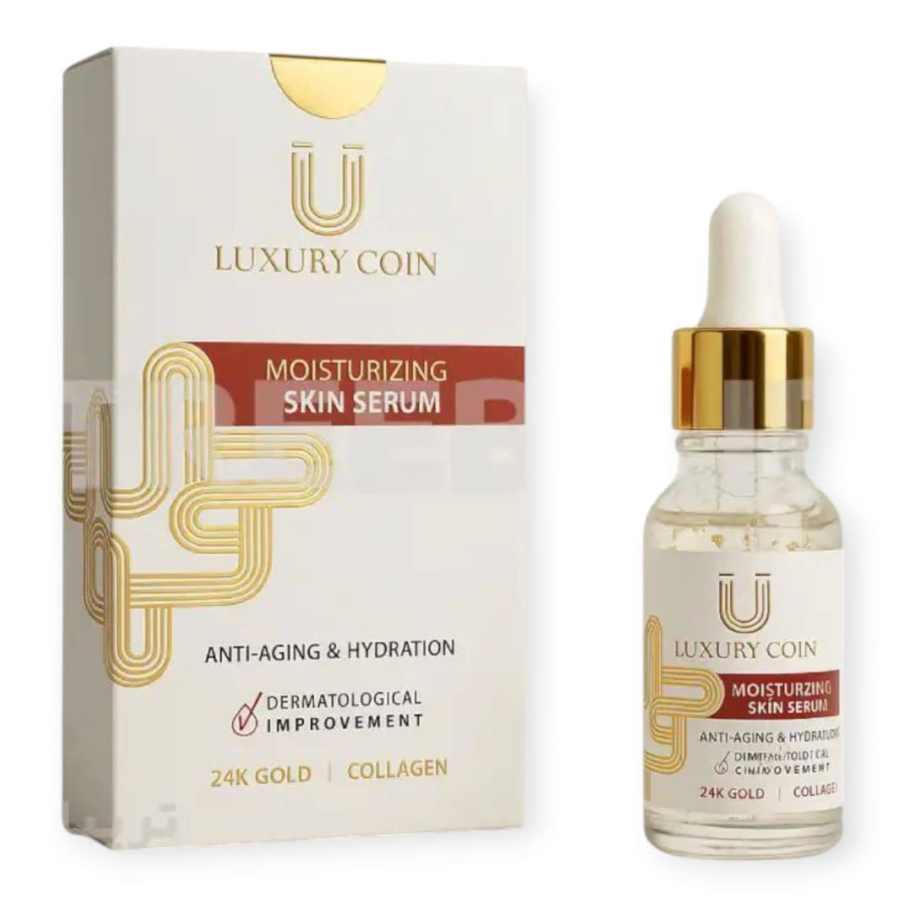 سرم طلا مرطوب کننده لاکچری کوین