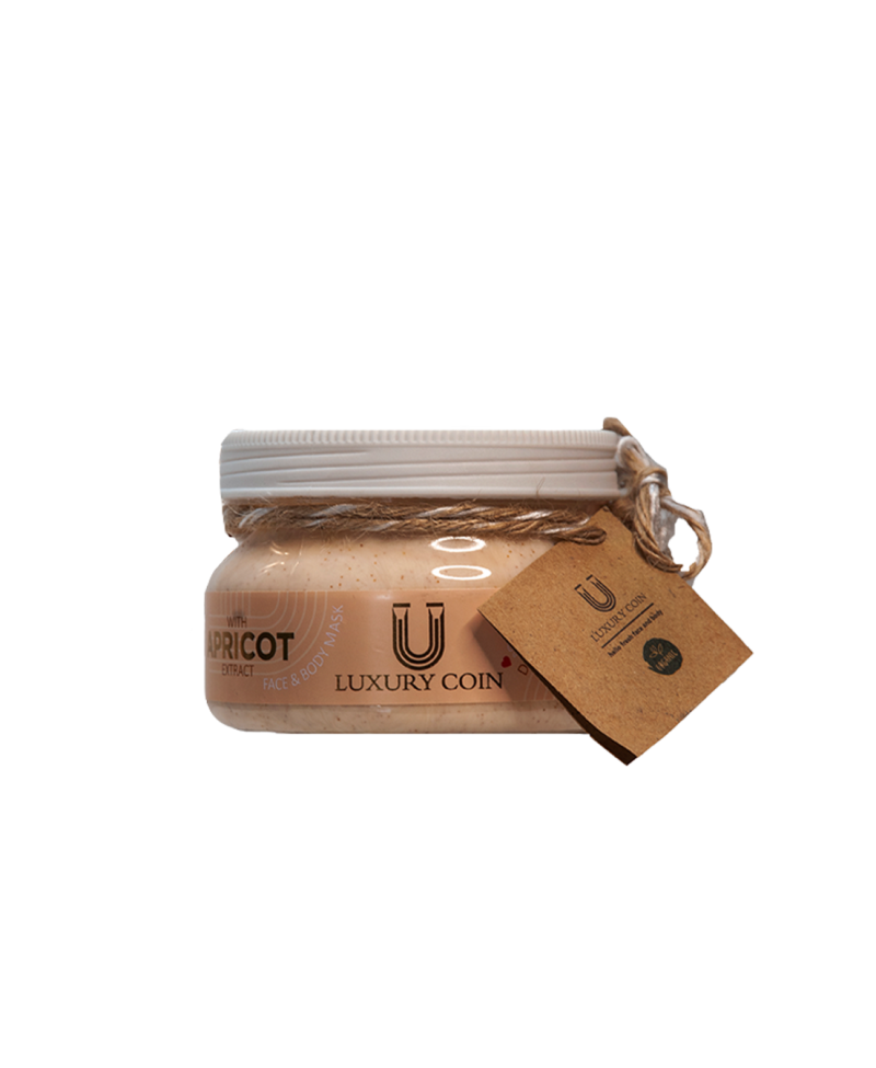 ماسک اسکراب صورت و بدن زردآلو لاکچری کوین