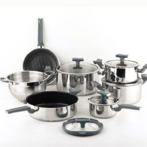 سرویس قابلمه 12 پارچه بایترون استیل مدل +BSX-600