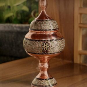 شکلات خوری خاتم کاری -سایز 25